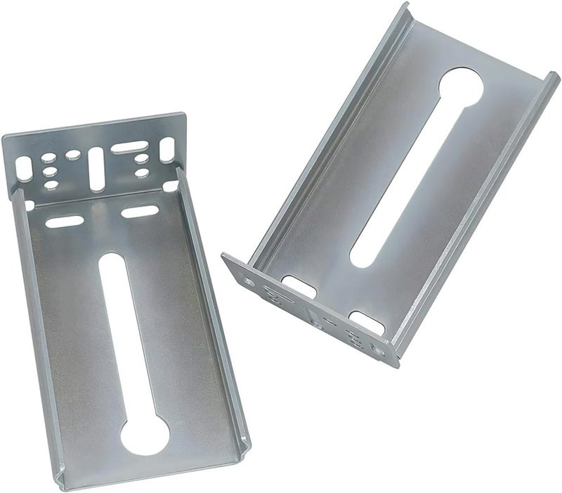 LONTAN Rear Mounting Brackets for Drawer Slide 10 Pairs - B4502 Cabinet Drawer Bracket for Face Frame Cabinets for 1.77 inch(45mm) Width Drawer Gildes - Image 1
